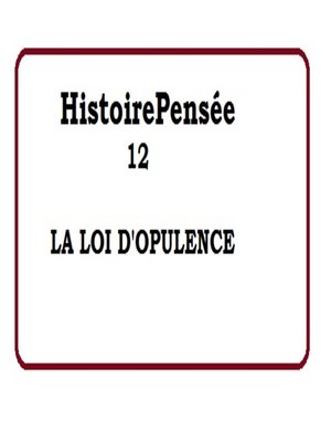 cover image of LE POUVOIR DE LA PENSÉE ET SON HISTOIRE- 12/12